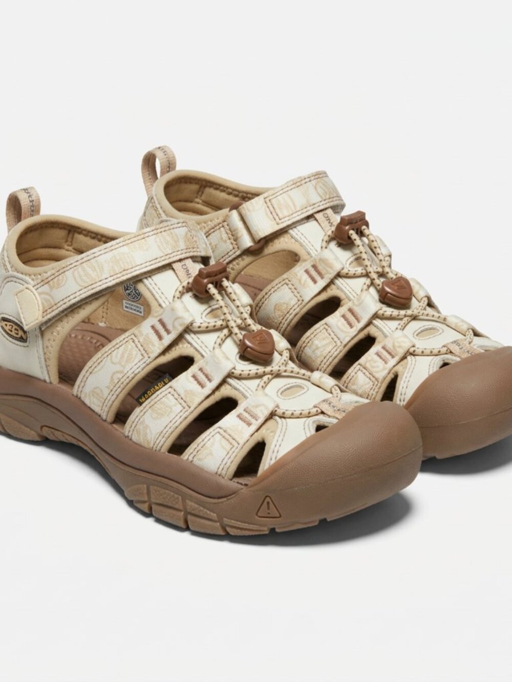 KEEN Newport H2 Kids Waterproof Sandals Tan Beige Size 4 Toddler Little Kids